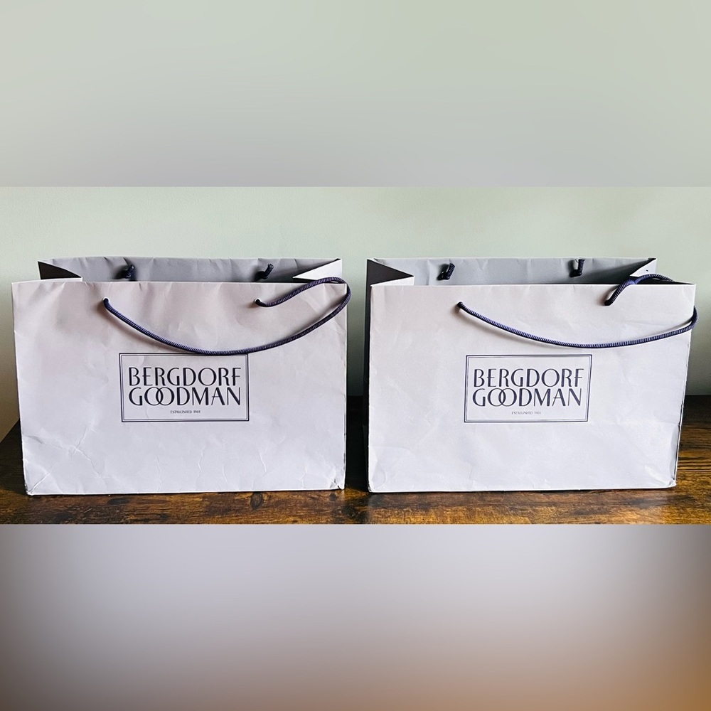 Light purple Bergdorf Goodman 2 gift Bags - Picture 2 of 9